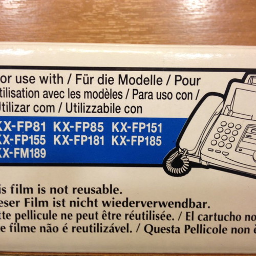 Panasonic Fax Ink Ribbon KX-FA55X, new, 2 rolls