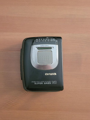 Aiwa TA153 Super Bass Walkman used for repair or parts