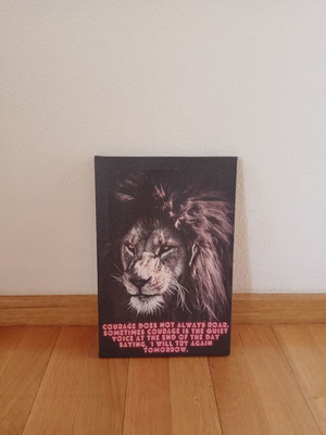 Motivational πίνακας τοίχου σαν καινούργιο, 30x20 εκατοστά