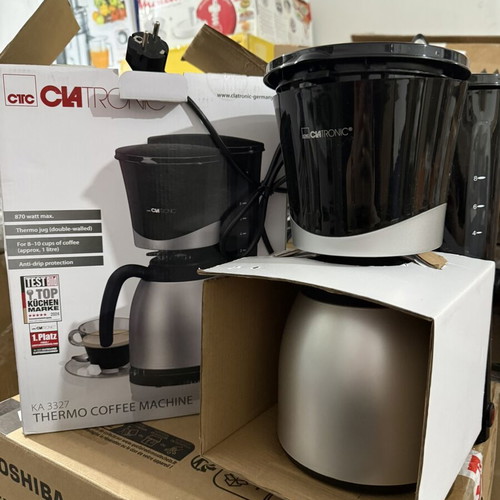 Clatronic thermo coffee machine, black