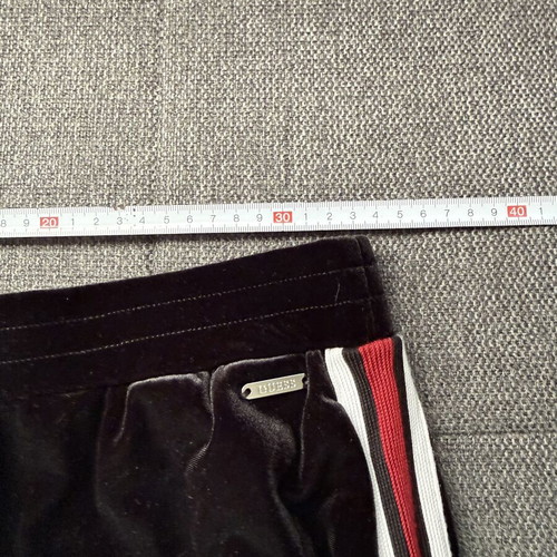 Guess women's plush pants like new, size S, black and white