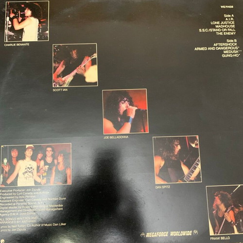 Anthrax Spreading The Disease vinyl used