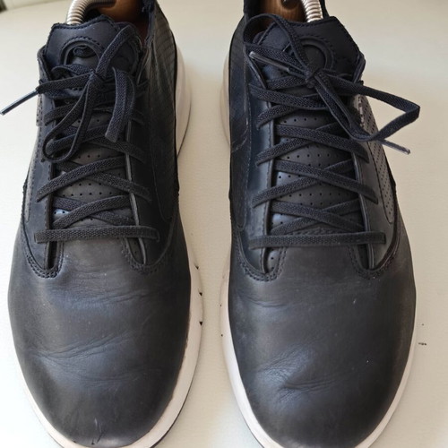 Geox U Aerantis A leather shoes, size 39, black