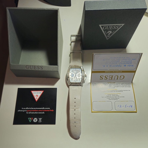 Guess women's watch used with box and purchase receipt