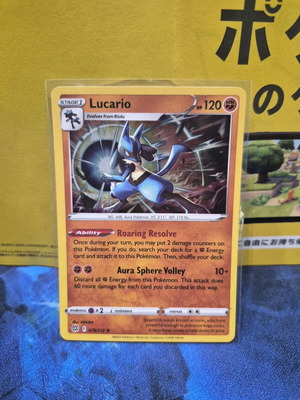 Pokemon Card Lucario 79/172 Holo Rare Brilliant Stars 2022 new