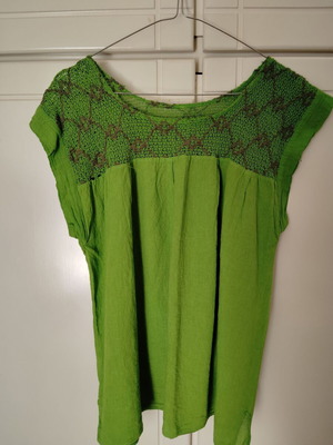 Summer blouse new, green, one size