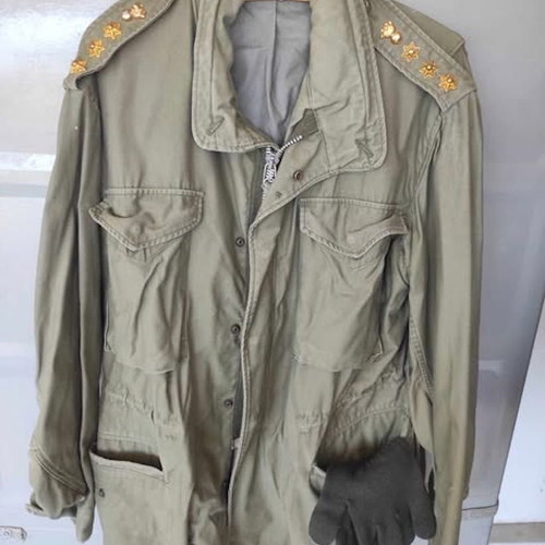 Military uniforms used, pack of 9 pieces