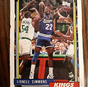 NBA Κάρτα σεζόν 1992-93 Lionell Simmons