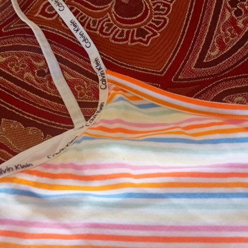 Calvin Klein pajamas used, multicolored, size M