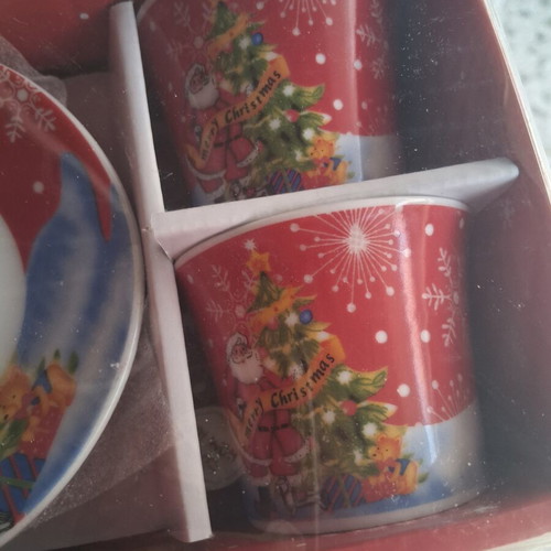 Christmas coffee set jumbo new