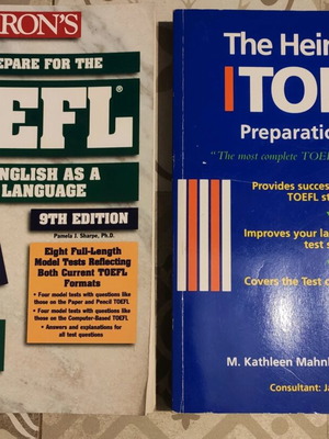 TOEFL Αγγλικά Τεστ Προετοιμασίας Barron's και Heinemann σαν καινούργιο