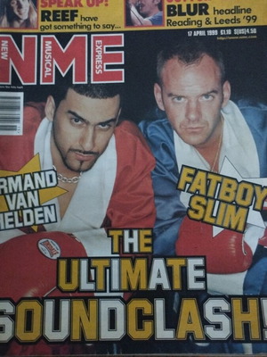 Περιοδικό NME Armand Van Helden και Fatboy Slim Απρίλιος 1999