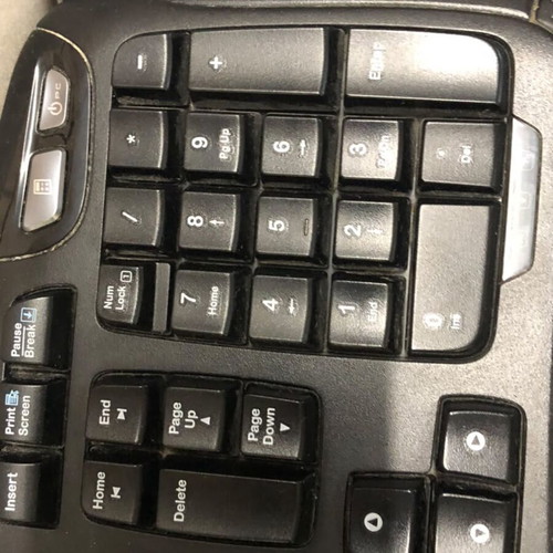 Logitech Wave Ergonomic Wired Keyboard with Greek Layout and Multimedia Keys like new