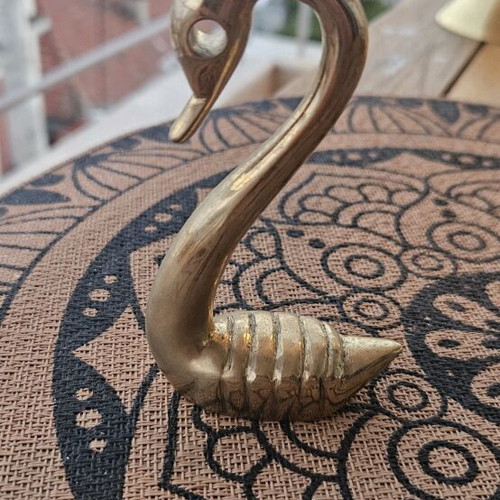 Brass duck with two ducklings decorative set