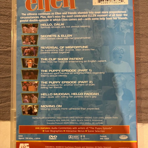 Ellen Degeneres Complete Season 4 DVD like new