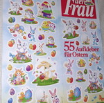 Easter stickers new, pack of 8 sheets