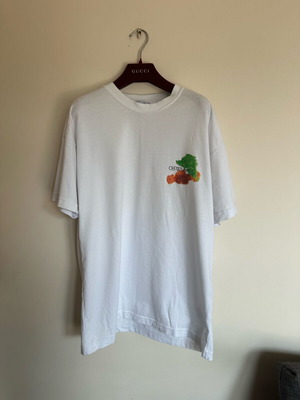T-shirt Off White μέγεθος XL σαν καινούργιο, άσπρο με πολύχρωμη στάμπα