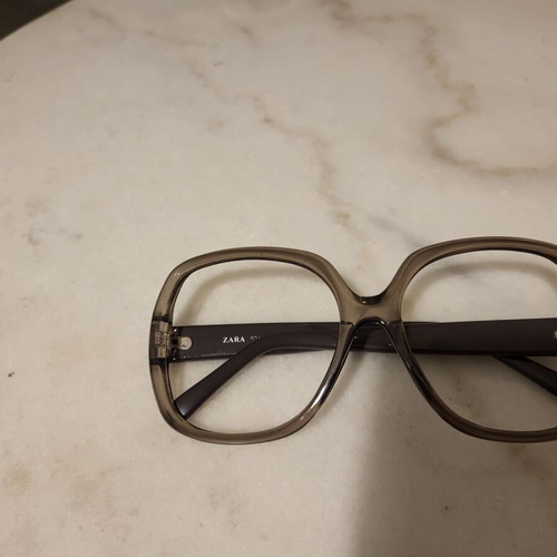 Chanel and Zara frames used for vision and sun without lenses