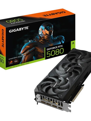 Gigabyte GeForce RTX 5080 16GB GDDR7 Windforce OC SFF κάρτα γραφικών καινούργια