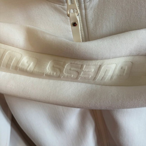 Guess women's white cardigan with zipper size S used