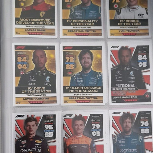 Topps Turbo Attax 2022 album with full card set and limited edition