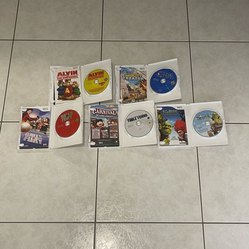 Wii games like new, pack of 5