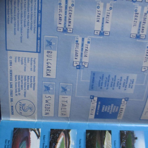 Sticker album football USA 94 used, Service Line Modena