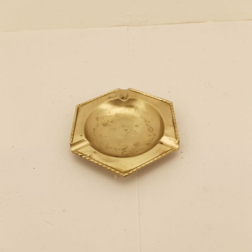 Bronze ashtray used, year 2000