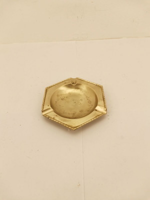 Bronze ashtray used, year 2000
