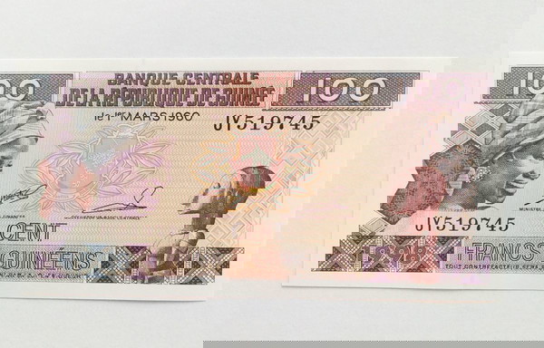 GUINEA 100 FRANCS 1998 ΑΚΥΚΛΟΦΌΡΗΤΟ ΓΟΥΙΝΕΑ