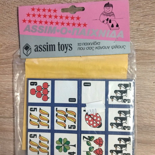 ASSIM TOYS TABLETOP NUMBER AND OBJECT DOMINO