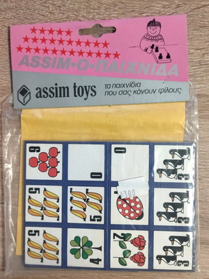 ASSIM TOYS TABLETOP NUMBER AND OBJECT DOMINO