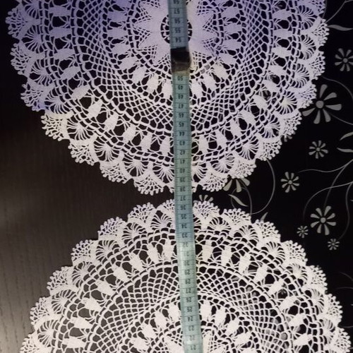 Handmade crochet doilies like new, set of 2