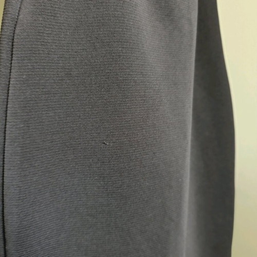 Mini rib black dress used, slim fit with semi-open back