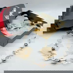  ΚΑΙΝΟΥΡΓΙΟ ασημένιο 925 κολιέ με Ορεία Κρύσταλλο. 54 εκ μήκος. Διαυγή πετρώματα, εντυπωσιακό κόσμημα