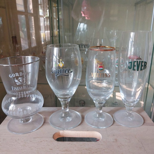 Collectible and rare beer glasses like new