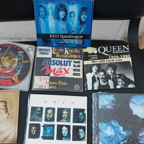 Rock CD and DVD collection used, 25 promo albums