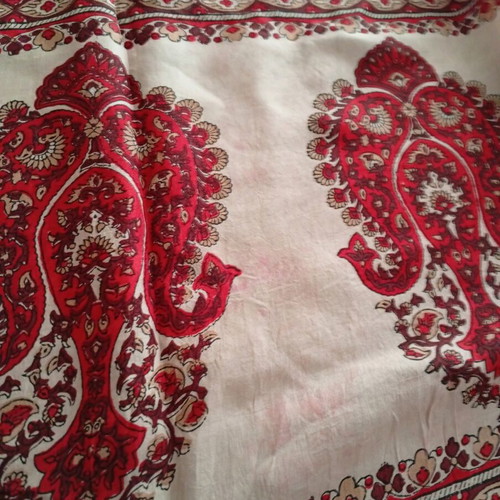 Silk saree fabric like new