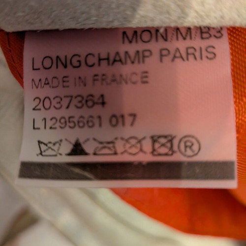 Longchamp Penelope tote bag used, orange and gold