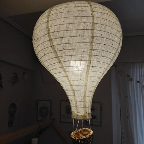 Zara Home Hot Air Balloon Lamp like new with stars
