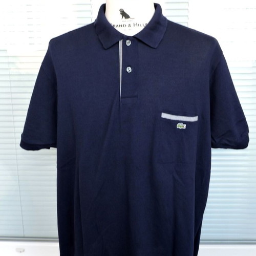 Lacoste Men's Navy Blue Polo Shirt like new, XL