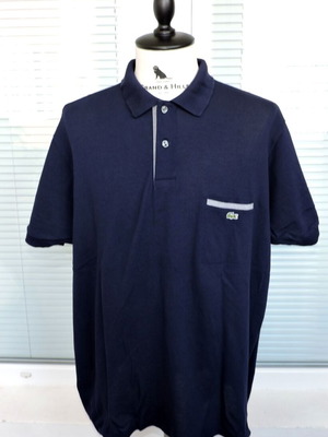 Lacoste Men's Navy Blue Polo Shirt like new, XL