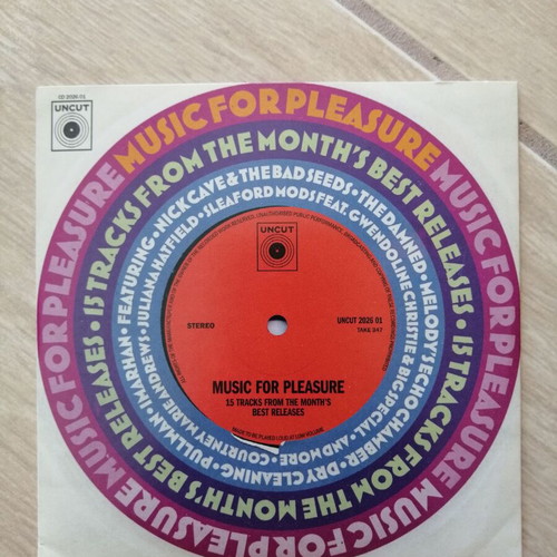 Music For Pleasure CD used, 15 tracks from the month's best releases 2025
