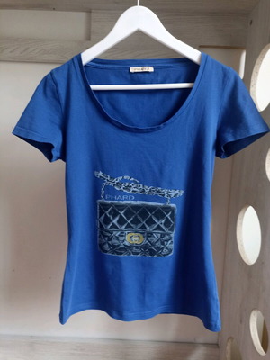 Phard women's t-shirt like new, size S, blue