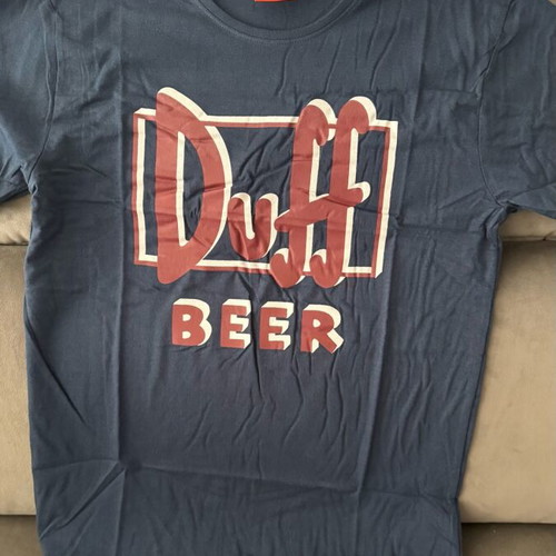 Duff Beer T-shirt new, 100% cotton, sizes M and L