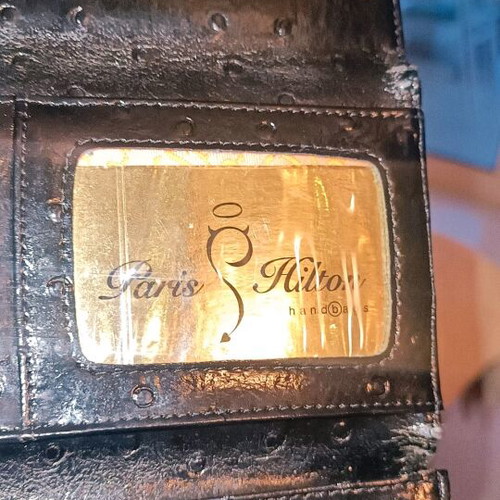 Paris Hilton Wallet new, black and multicolored