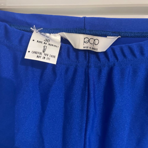 PCP leggings slightly used, blue, one size
