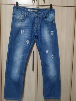 Tresor jean n 33 μεταχειρισμένο, μέση 43 εκ, μήκος 100 εκ