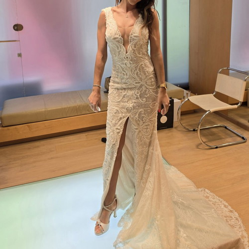 Primalicia Hunter wedding dress like new, detachable sleeves, white