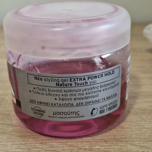 Mr. Grand Styling Hair Gel Nature Touch like new, extra strong hold
